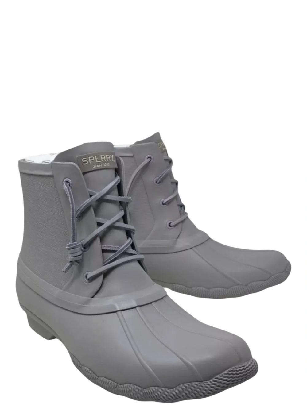 Sperry Saltwater Flooded Lavender Duck Rain Boots